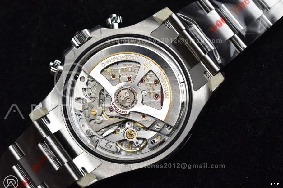Comfortable Daytona BTF 1:1 Best Bracelet 777 SS DD 904L Black Edition Steel On 126500 Dial 0815